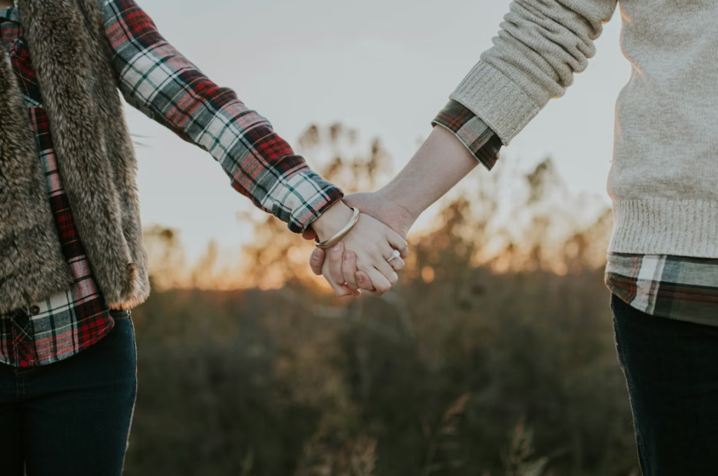 rebuilding emotional connection holding hands